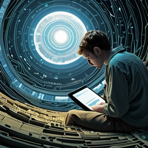 **Prompt 1: The Data Quality Crucible**
    "A data analyst sits in a dimly lit, vast digital landscape, resembling a dense, chaotic jungle of raw, unstructured data. Files, code snippets, and incomplete datasets swirl around them in disarray, symbolizing 'dirty data' and inconsistencies. The analyst is hunched over a glowing terminal, looking exhausted but determined, meticulously trying to untangle and clean the overwhelming information, with a magnifying glass perhaps. The scene emphasizes the solitary and painstaking 'odyssey of data quality,' where the foundation of all insights is laid through meticulous effort."