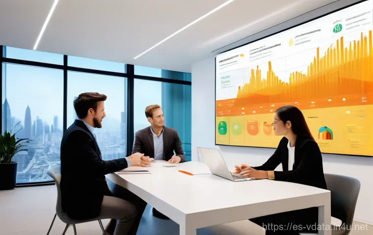 빅데이터 분석가의 포트폴리오 구성 방법 - **Prompt: Data Analyst Showcasing Impactful Portfolio**
    A confident and professionally dressed f...